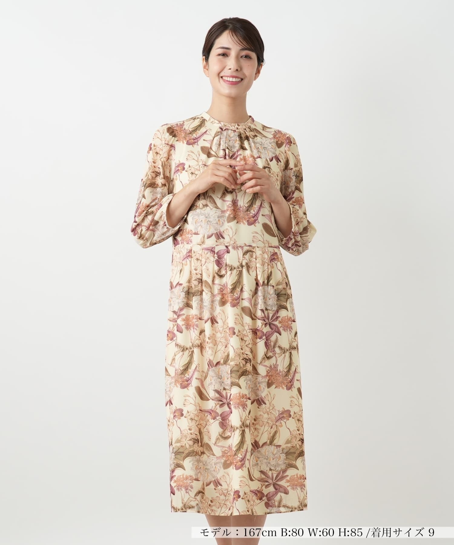 レリアン 大きいサイズ 17+ アンサンブル風 チュニック ゆったり品質