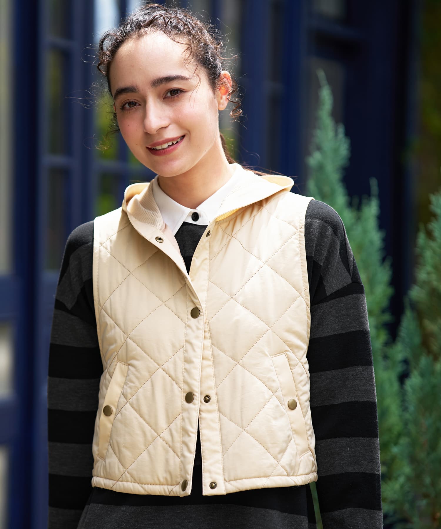GILET OUTFIT with TREND ITEM -ジレ（ベスト）コーデ-
