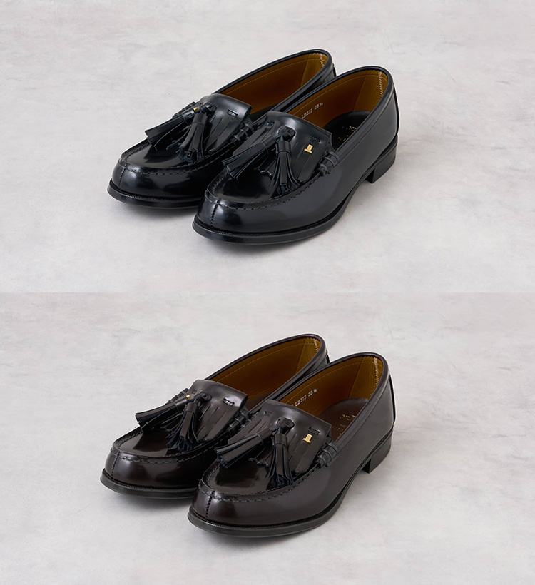 HARUTA×LANVIN タッセル付きローファー　ハルタ ランバン 24.5～26.0cm】HARUTA キルトタッセルローファー|LANVIN en Bleu