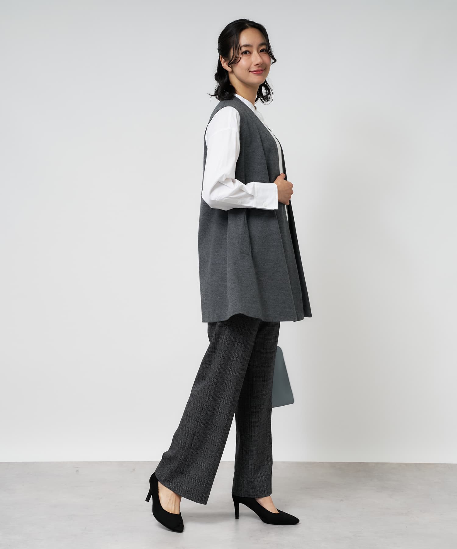 【美品】レリアン　ネミカ　ボア　ベージュ　ジレ　ベスト　1サイズ 楽天市場】《サイズ交換無料》トップス ジレ ベスト ノーカラー