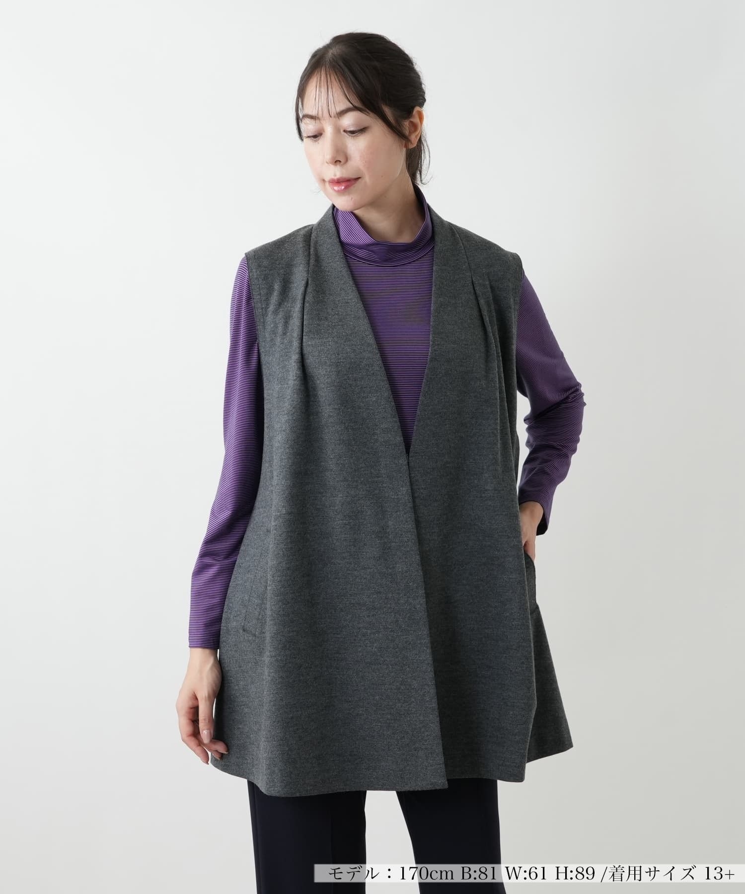 GILET OUTFIT with TREND ITEM -ジレ（ベスト）コーデ-