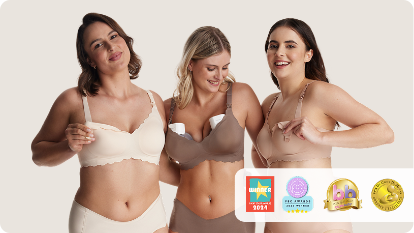 Jelly Strip - Seamless Floral Push up Nursing Bra -YN46 for Pumping and Nursing